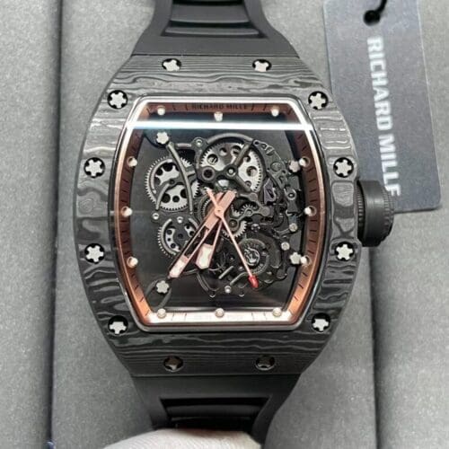 Richard Mille RM055 Carbon NTPT 1:1 Watch Black BBR 50mm